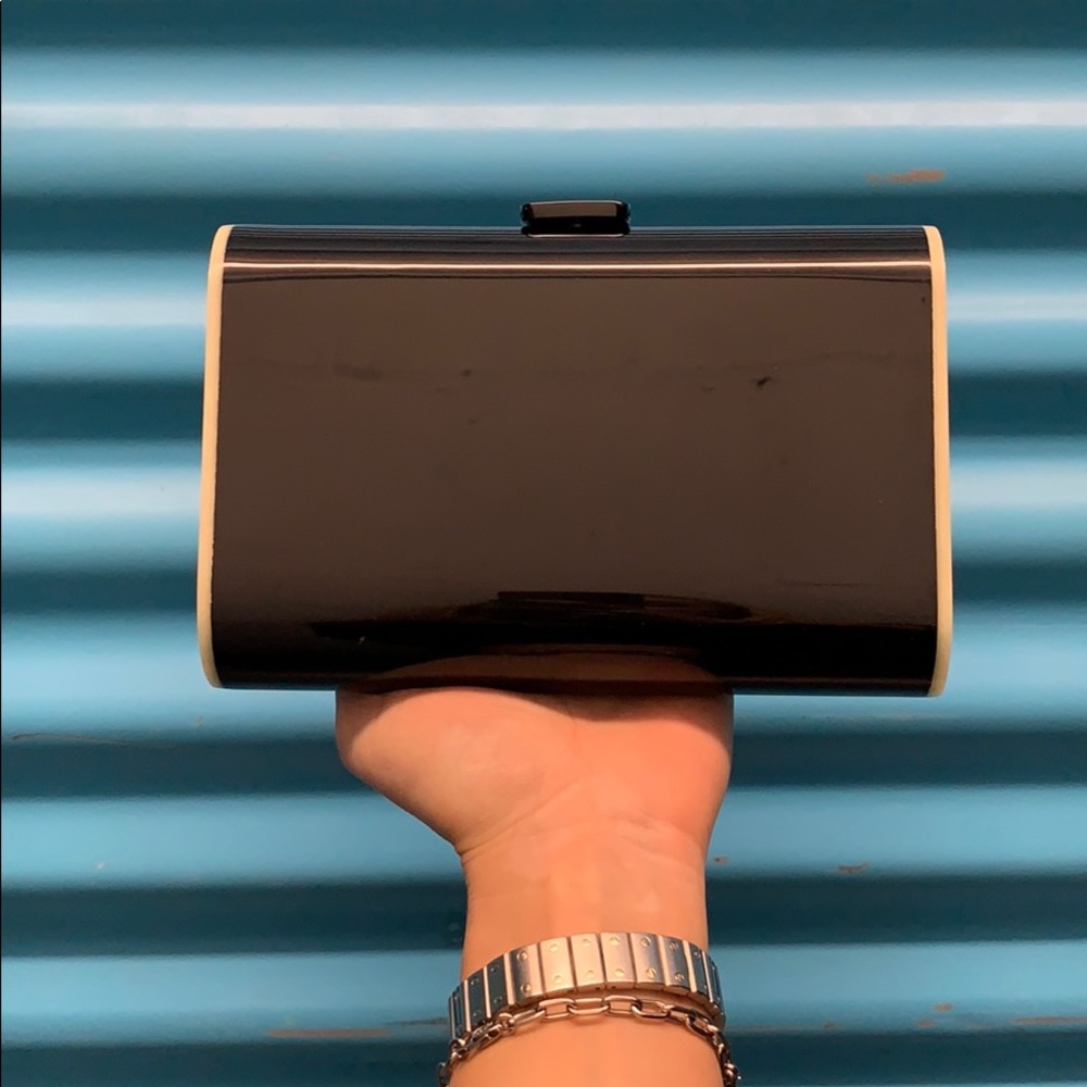 Edie Parker Glow-in-the-Dark Black Clutch